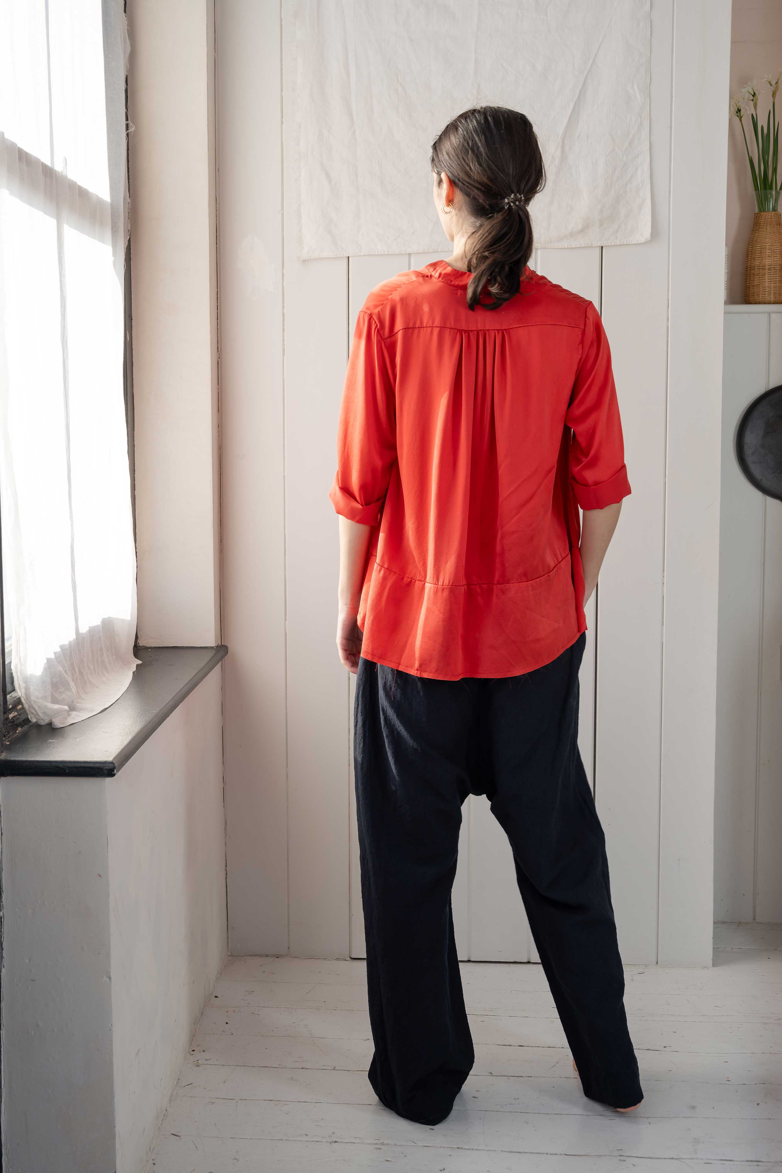 sale sunny shirt long silk charmeuse