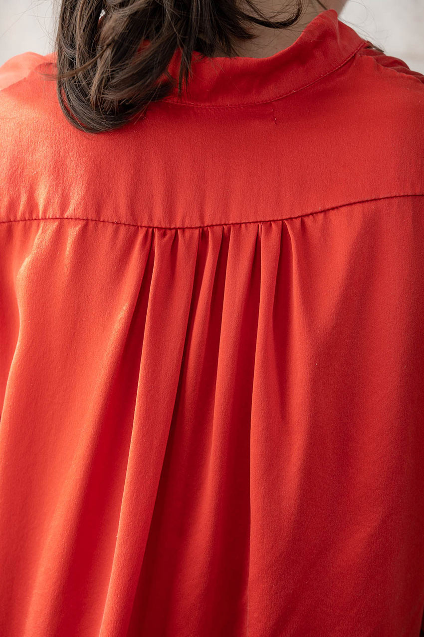 sale sunny shirt long silk charmeuse
