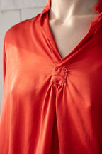 sale sunny shirt long silk charmeuse
