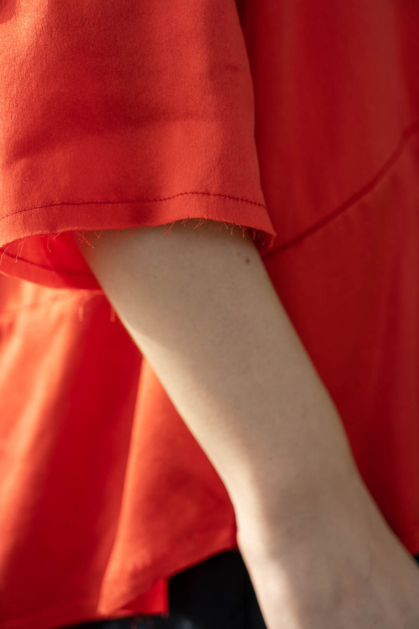 sale sunny shirt long silk charmeuse