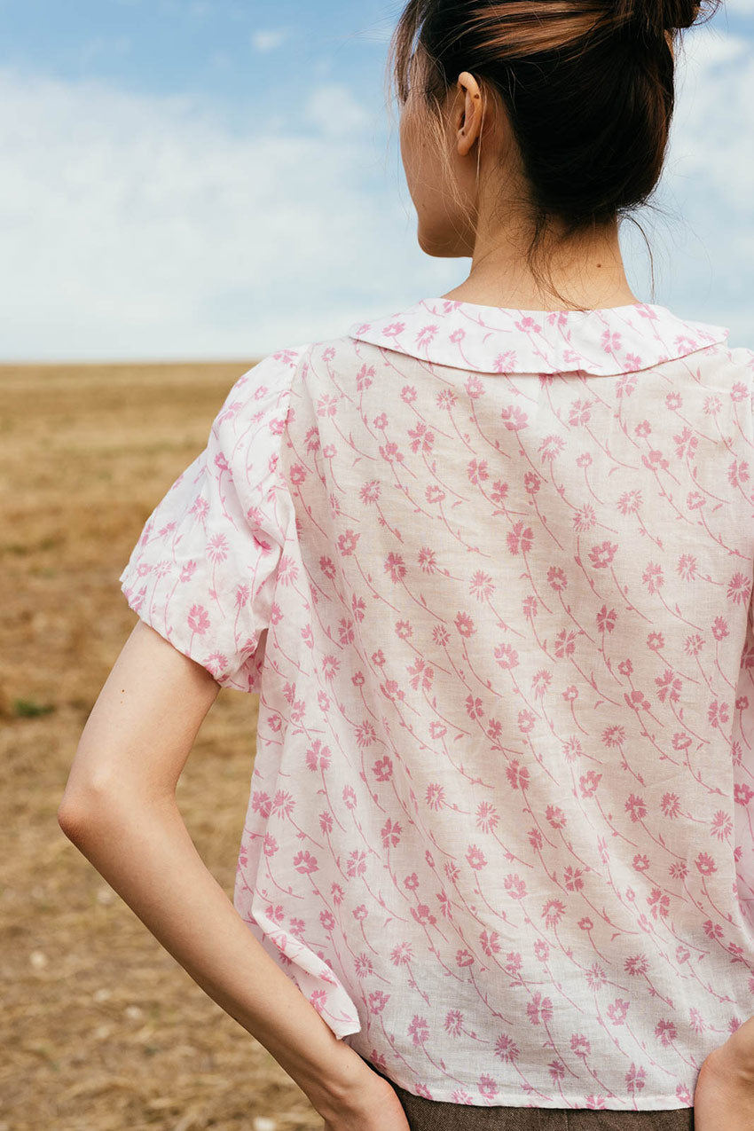 sale sweet blouse print