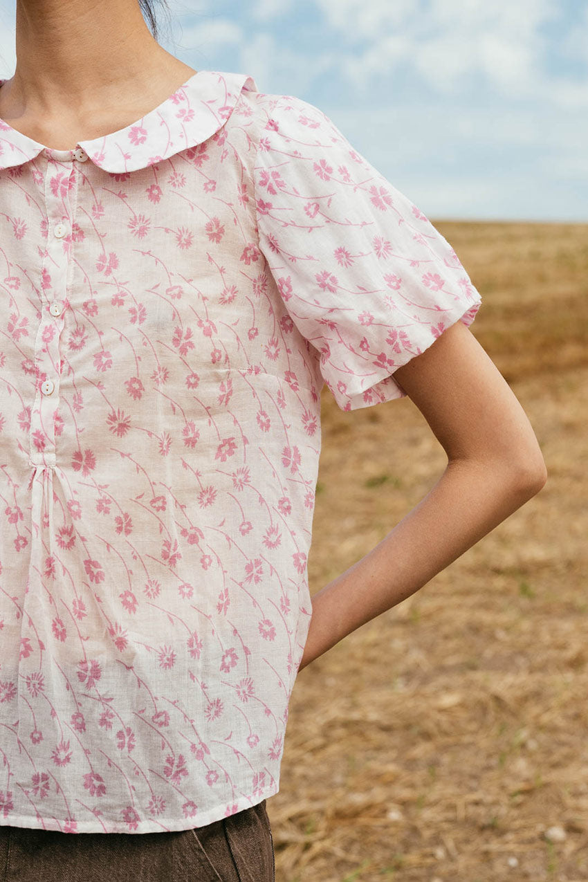 sale sweet blouse print