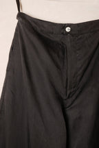 tailored wide leg pants cotton croccont