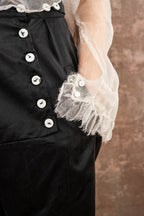 tin pants silk cotton croccante