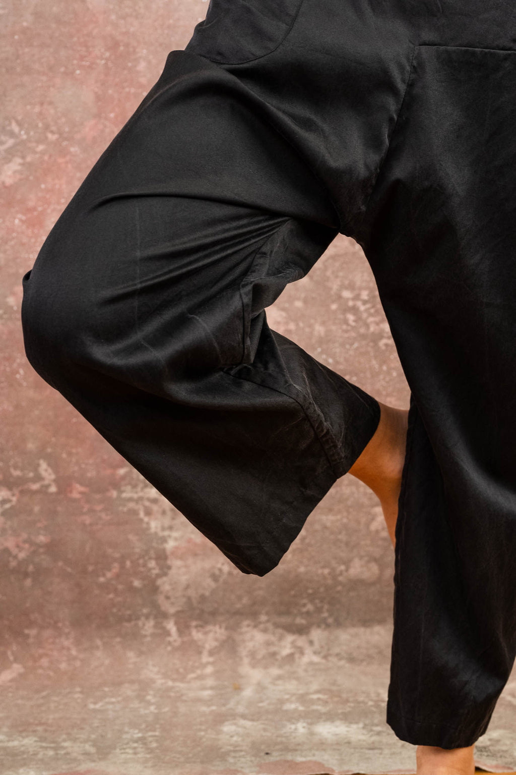 tin pants silk cotton croccante