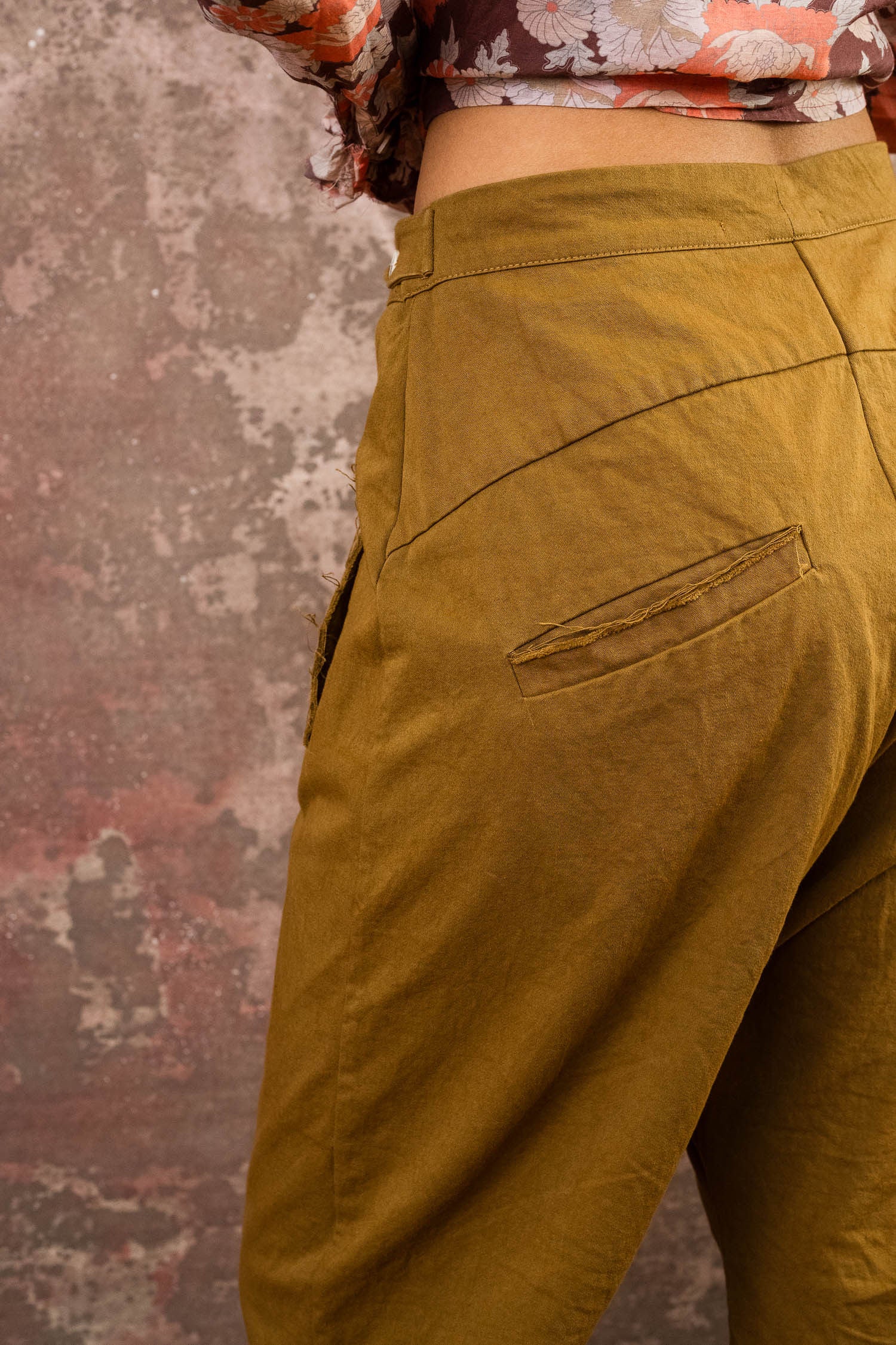 tin pants cotton twill