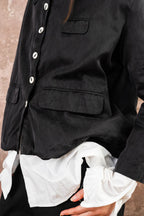 warm jacket silk cotton croccante