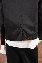 warm jacket silk cotton croccante