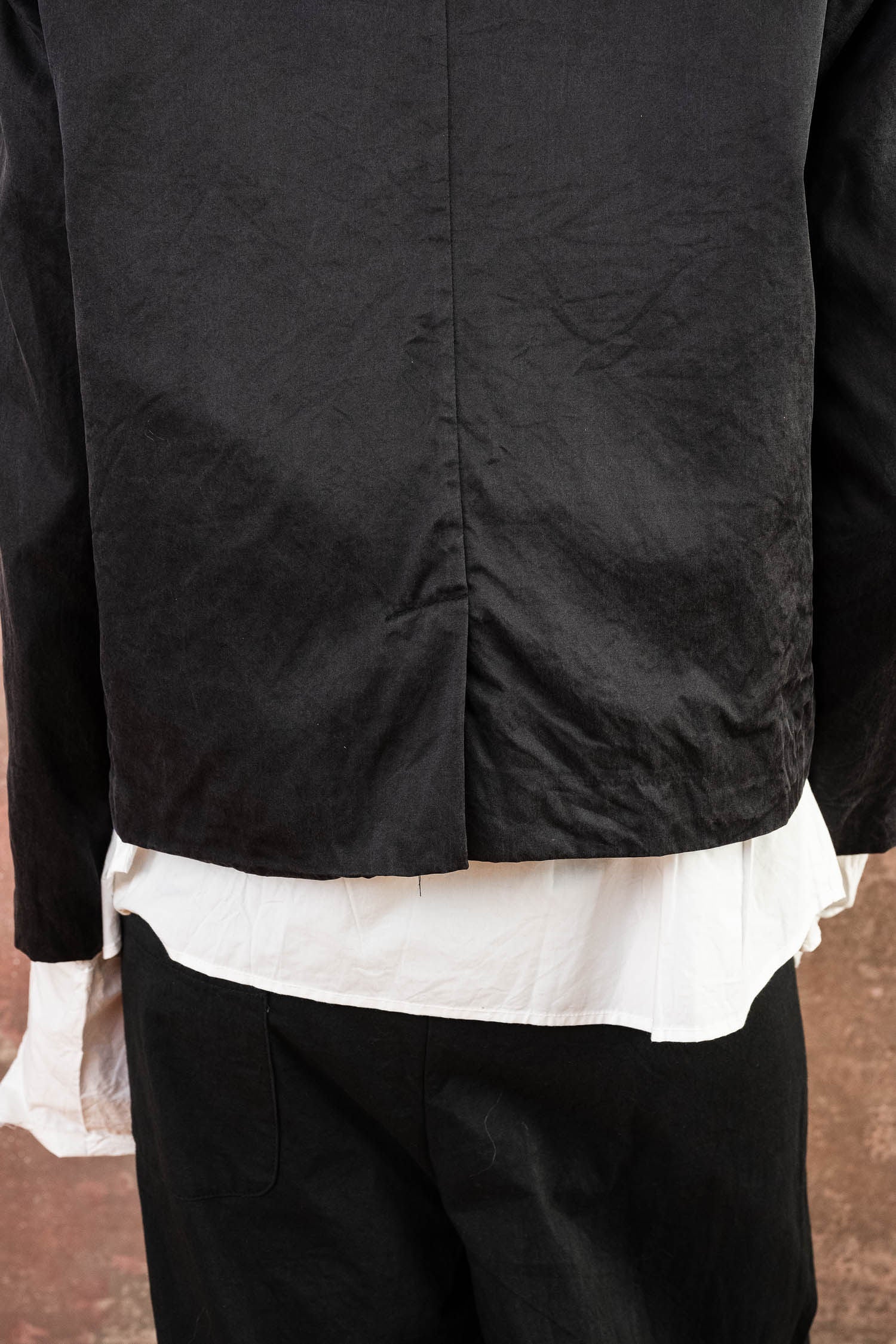 warm jacket silk cotton croccante