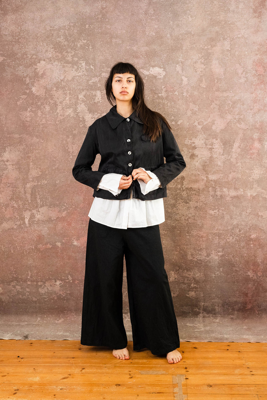 warm jacket cotton twill