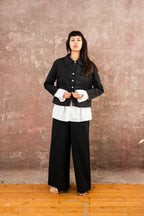 warm jacket silk cotton croccante