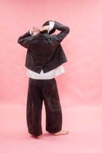 warm jacket cotton patina cloth