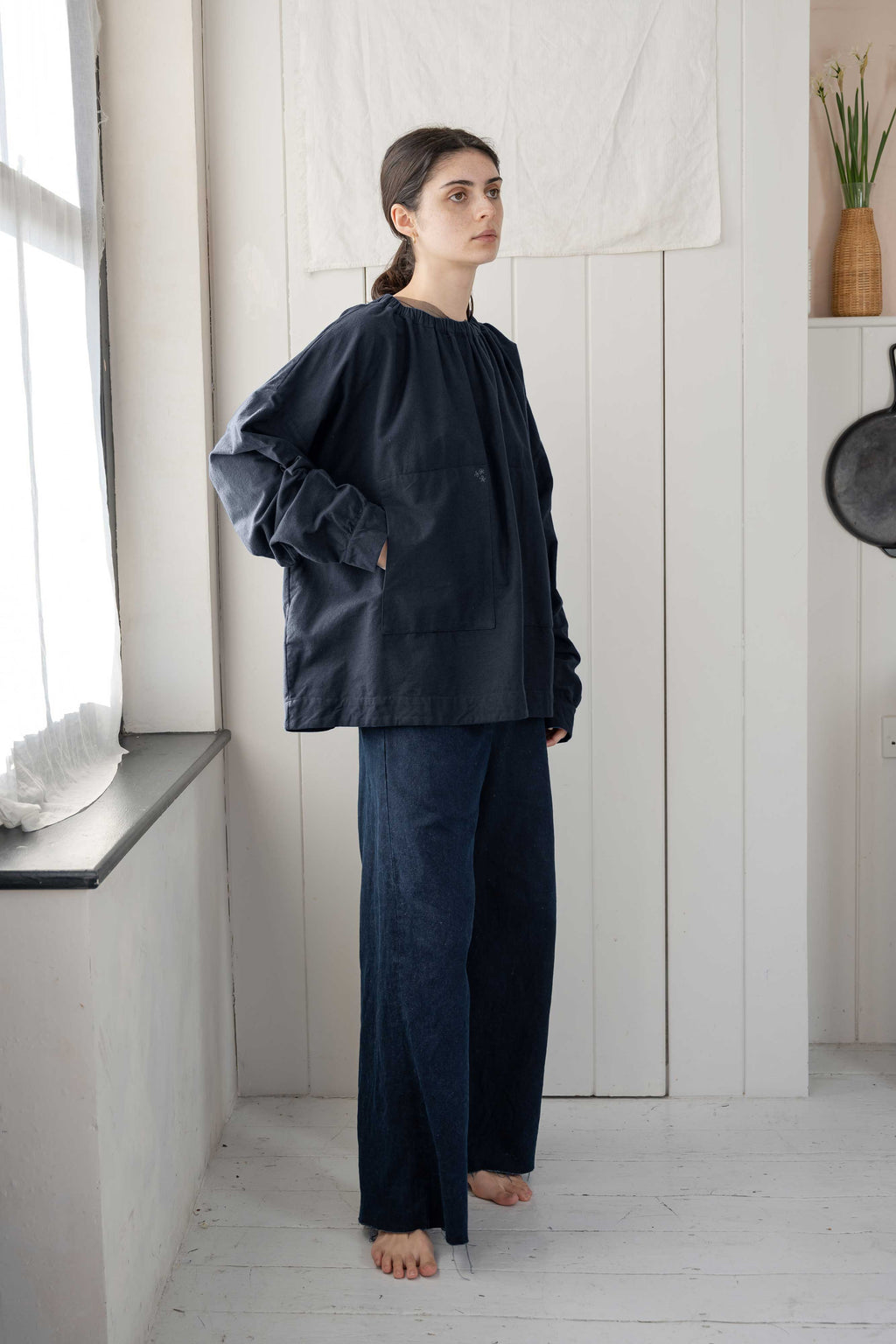 sale big shirt brushed cotton wool