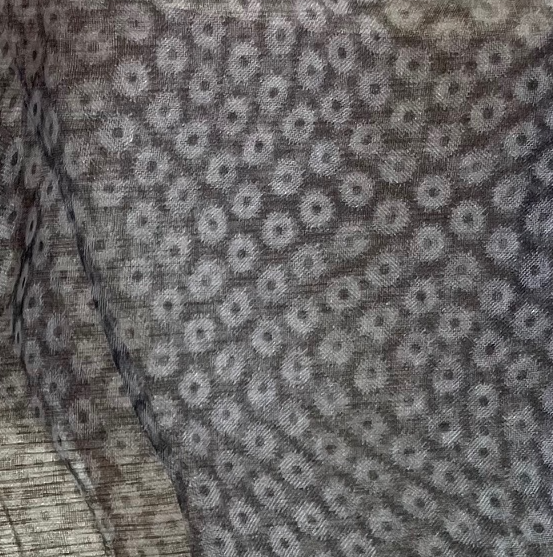 elastic top skirt silk organza print