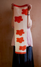 flower scarf cashmere