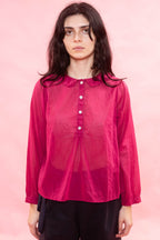 winter sweet blouse cotton organdy