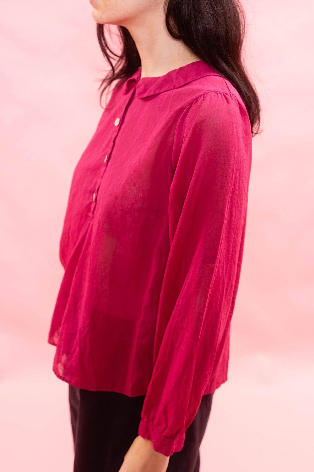 winter sweet blouse cotton organdy