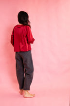 winter sweet blouse silk cotton satin