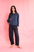 winter sweet blouse silk cotton satin